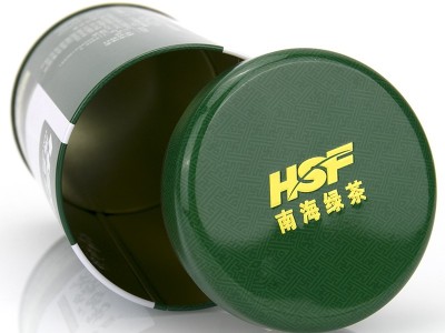 D92*160南海白沙绿茶罐,绿茶铁罐