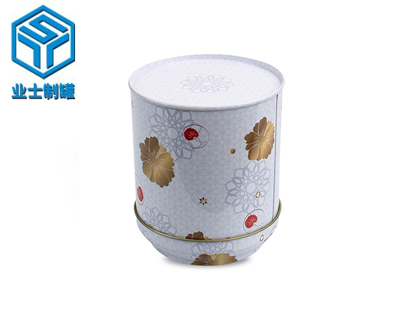 D108*128饼干铁罐,礼品铁罐