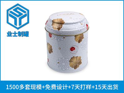 D108*128饼干铁罐,礼品铁罐