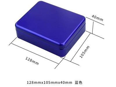 128×105×40mm长方形马口铁盒 喜糖饼干礼品盒包装收纳空铁罐