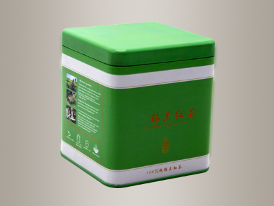 红茶铁盒,红茶包装铁盒102*102*114mm