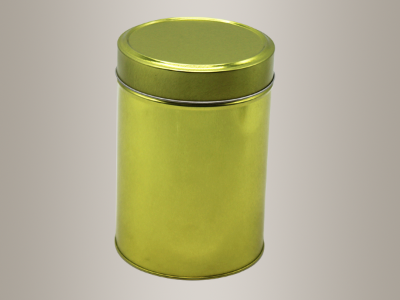茶叶金属罐,圆形茶叶铁罐D113*157mm