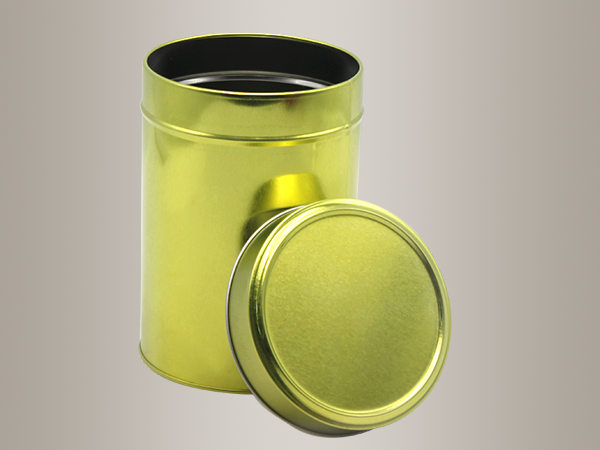 茶叶金属罐,圆形茶叶铁罐D113*157mm