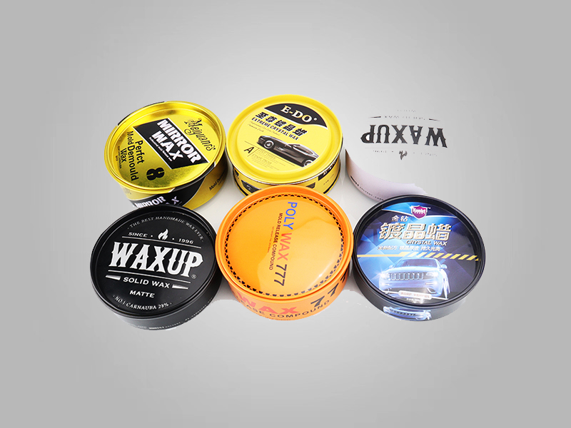  Round iron box Wholesale car wax candle can iron can round box metal packaging box U disk iron box
