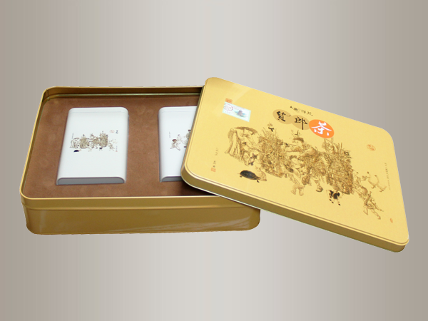 茶叶铁盒定制,茶叶礼品包装盒300*230*65mm