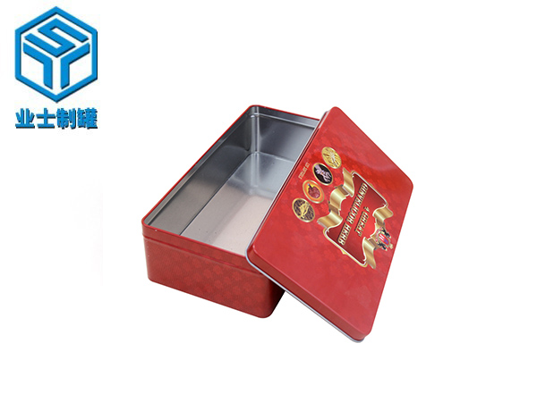 235x135x65mm长方形保健品铁盒,人参,鹿茸铁盒_业士铁盒制罐定制厂家