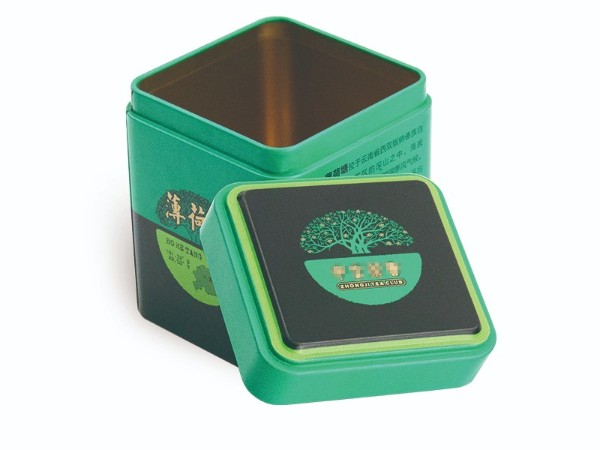 70*70*87mm马口铁方形茶叶食品包装铁罐 礼品茶叶金属包装铁盒