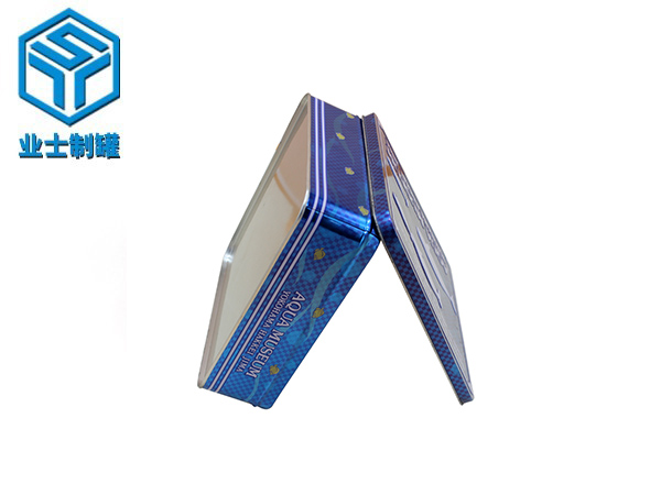215x215x65正方形饼干马口铁盒定制加工_业士铁盒制罐定制厂家