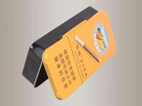 长城香烟铁盒,金属香烟盒82*49*10mm