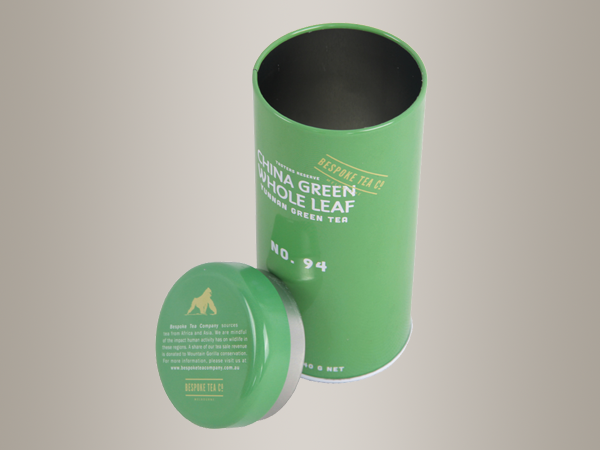 定制茶叶铁罐,金属茶叶罐D65*150mm