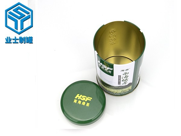 南海白沙绿茶罐,绿茶铁罐