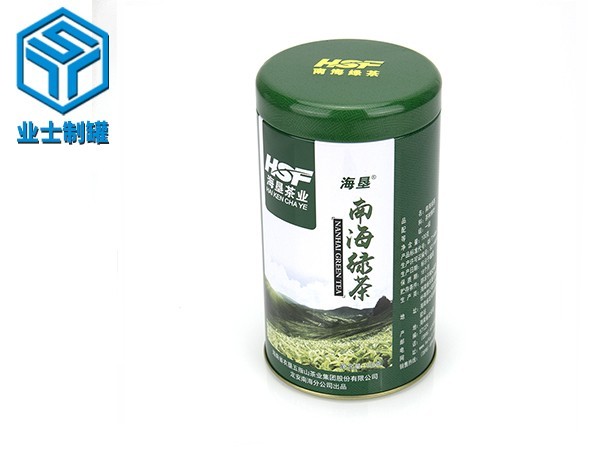 南海白沙绿茶罐,绿茶铁罐