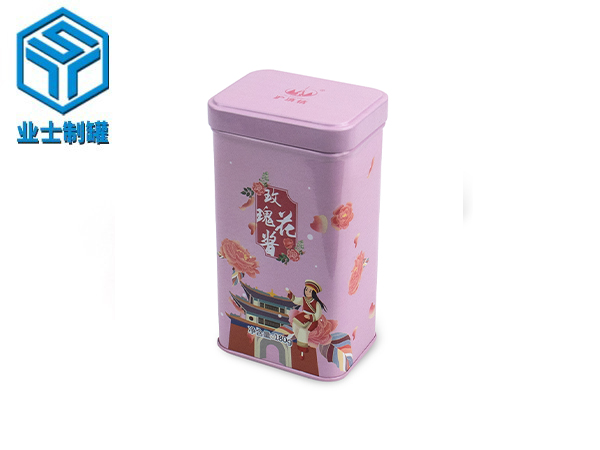 结婚礼品铁盒 玫瑰花酱铁盒